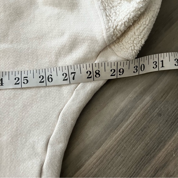 Perfectwhitetee tyra fleece 1/4 zip sweatshirt Size Large In Sugar 100% Cotton - Picture 14 of 14